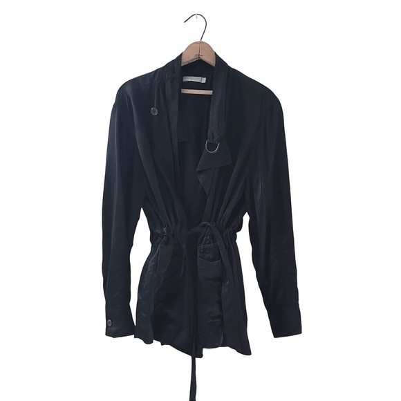 Vince Jackets & Blazers - Vince Drapey Utility Multi Pocket Linen/Cotton Blend Jacket - Size Large‎